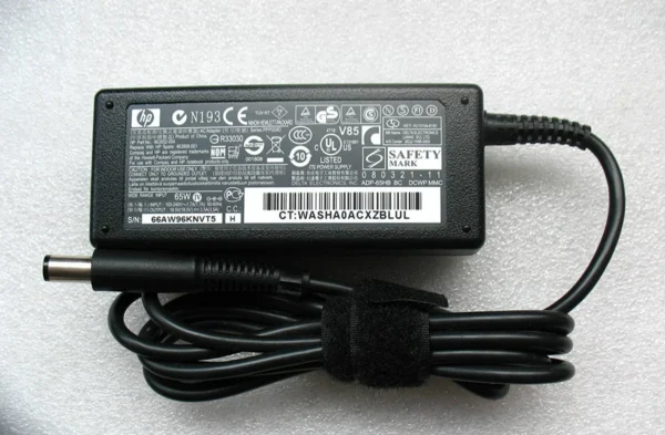 Hp 65W Big Pin 19.5V 3.33A AC Original Adapter with power cable