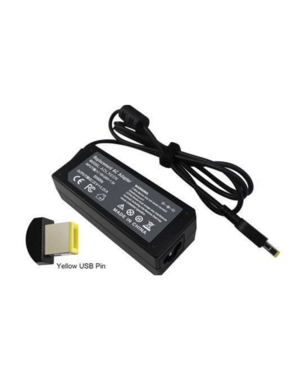 Lenovo 20V 3.25A USB Laptop Charger - Replacement Adapter with Power Cable